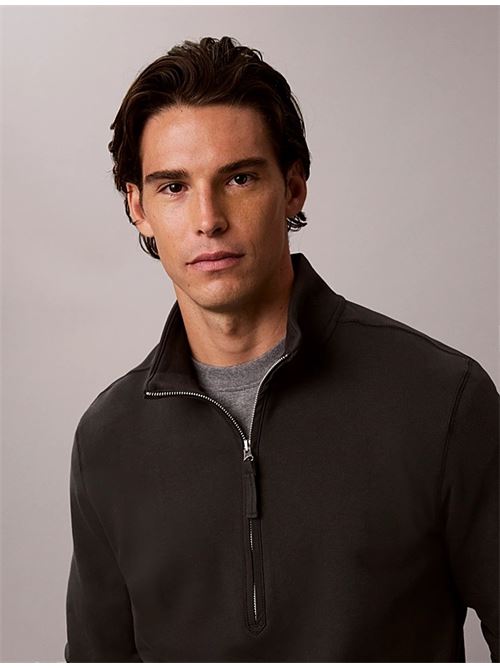 ls eu 350terry badge qtr zip CALVIN KLEIN JEANS | LV04RJ203G8MN